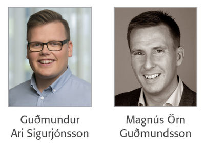 Guðmundur Ari Sigurjónsson og Magnús Örn Guðmundsson